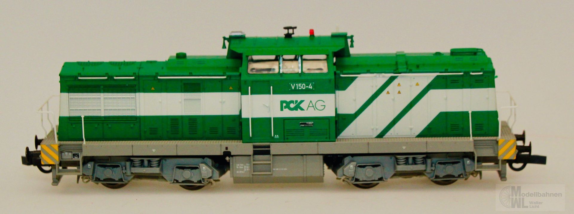 Brawa 418 - BRAWA - Diesellok BR 150-4 PCK AG grün/weiß H0/GL